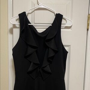 Elegant Black Ruffle jumpsuit